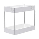 Axyaa Under Sink Organizer with 2 Tier Storage Rack for Kitchen Cabinet