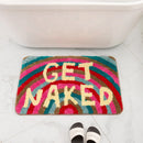 Axyaa Fluffy Microfiber Kids Bath Mat Non Slip Washable Rug