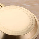 Axya Brass Dinner Plate Set - Steamed Chicken Copper Tray - Round Flat Thickened Design