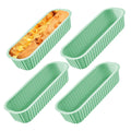 Axyaa Mini Silicone Bread Toast Mold Set - Kitchen Bakeware for DIY Baking