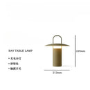 Axyaa Portable Hand-held Table Lamp Touch Dimming USB Charging Black/Green