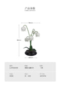 Axyaa Creative Flower Table Lamp LED Resin Living Room Study Desk Light