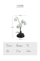 Axyaa Creative Flower Table Lamp LED Resin Living Room Study Desk Light