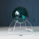 Axyaa Acrylic Spherical Vase for Minimalist Table Decoration and Aesthetic Room Decor