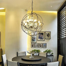 Axyaa Retro Birdcage Crystal LED Pendant Chandelier for Home Decor
