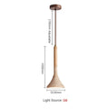 Axyaa Yellow Marble Pendant Light - Wabi-Sabi Nordic LED Droplight for Dining Room