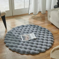 Axyaa Bubble Velvet Faux Rabbit Fur Carpet - Soft & Fluffy Pet Mat for Modern Living Room