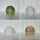 Axyaa Retro Floral Glass Wall Lamp: Modern Nordic Wall Sconce for Bedroom LED Lighting