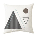 Axyaa Blue Geometric Pillowcase 45x45CM - Simple & Stylish Home Decor Fabrics