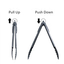 Axyaa Non-Slip Kitchen Tong for Food, Cake, Bread, Steak, Grill - Ice Cube Clamps