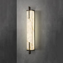 Axyaa Golden Brass Marble Wall Lamp LED 60CM: Neo-Chinese Black Sconce for Living Room