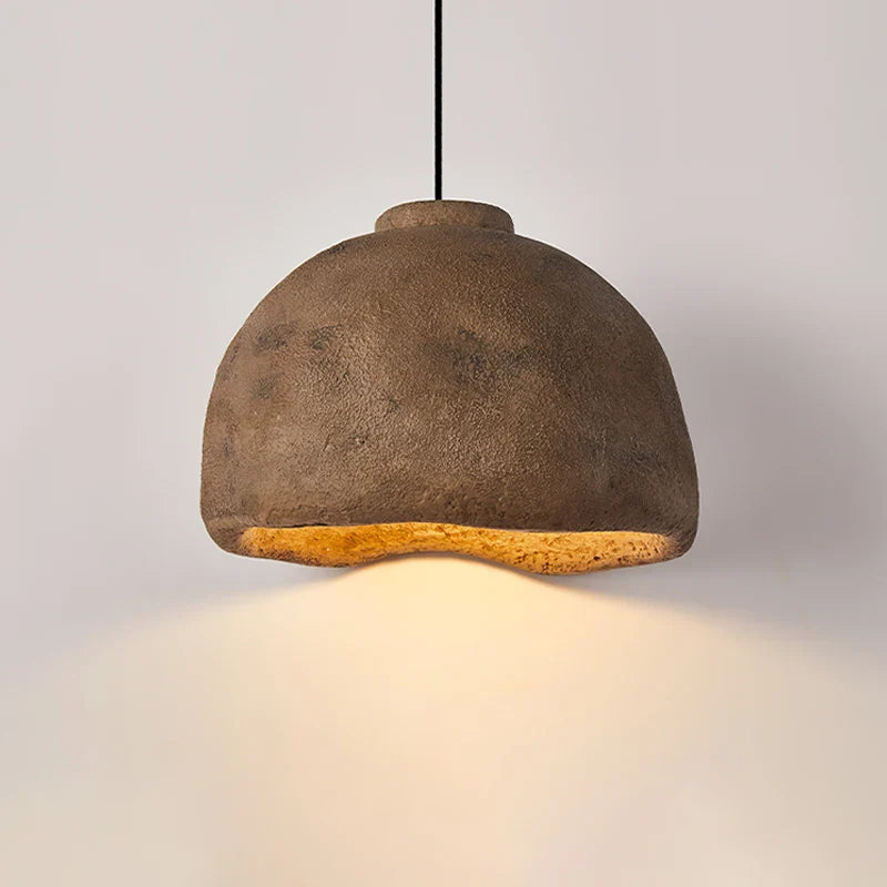 Axya Wabi Sabi Pendant Light: Minimalistic Nordic Hanging Lamp for Restaurant, Bar, Kitchen Island