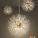 Axyaa Dandelion Crystal Chandelier for Dining and Living Room Lighting