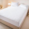 Axyaa Waterproof Quilted Mattress Protector - Non-slip Fitted Sheet Pad - 140/160/180/200