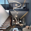 Axyaa Modern Stair Chandelier Pendant Light LED Ceiling Lamp for Living Room