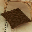 Axyaa Diamond Lattice Plush Cushion Cover: Soft, Stylish Sofa Decor Pillowcase