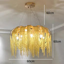 Axyaa Modern LED Pendant Light Chandeliers for Living and Dining Room