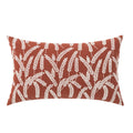 Axyaa Wheat Embroidery Cushion Cover, Soft Cozy Yellow Black Green Pillow Cover