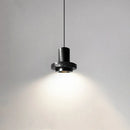 Axyaa Black Stone Small Chandelier: Modern Bedroom LED Pendant Lamp
