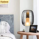 Axyaa Striped Nordic Desk Lamp for Stylish Living Spaces