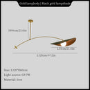 Axyaa Nordic Pendant Lamp in Black and Gold for Kitchen and Dining Room