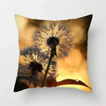 Sunflower Rose Dandelion Floral Cushion Cover for Home Decor 45X45CM by Axyaa