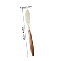 Axyaa Stainless Steel Butter Knife with Wooden Handle - Kitchen Baking Tools