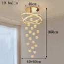 Axyaa Luxury Crystal Chandelier, Bedroom Ceiling Light, Living Room Pendant Lamp