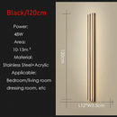Axyaa Stainless Steel Outdoor Wall Lights: Waterproof Linear LED Lighting for Villas, Porch, Balcony