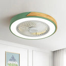 Axyaa Modern Wood Ceiling Fan Light Remote Control Dimmable LED Indoor Light