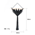 Nordic Bat Macrame Tapestry Dream Catcher for Bedroom Wall Decor by Axyaa