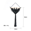 Nordic Bat Macrame Tapestry Dream Catcher for Bedroom Wall Decor by Axyaa