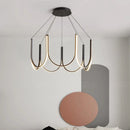 Axyaa LED Chandeliers: Modern Pendant Lights for Living and Dining Room