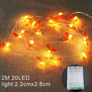 Axyaa LED Carrot Fairy Lights for Easter Home Decoration