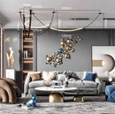 Axyaa Modern LED Chandelier Pendant Light Ceiling Lamp for Indoor Dining Room