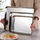 Axyaa Stainless Steel Food Storage Tray for Restaurant and Hotel Dinnerware