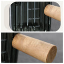 Axyaa Hexagon Glass Coffee Extraction Cup with Wood Handle and Insulation