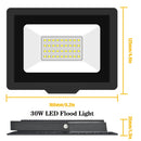 Axyaa LED Flood Light 110V 220V IP66 Outdoor Lighting for Street Garden Wall