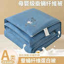 Axyaa Embossed Cotton Silk Quilt: Thick & Fluffy Four-Season Warmth