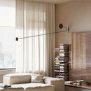 Adjustable Swing Arm Wall Lamp for Living Room and Bedroom by Axyaa