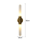 Axya Modern LED Wall Sconce White Sanding Acrylic Lighting