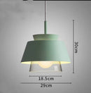 Axyaa Nordic Iron Glass Pendant Chandelier for Dining Room Kitchen Bedroom