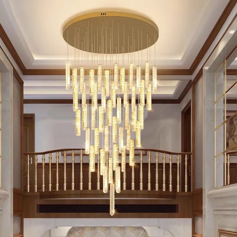 Axyaa Nordic Stair Chandelier Living Dining Pendant Ceiling Lights Indoor Lighting