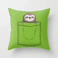 Axyaa Cartoon Animal Pillowcase: Office Car Seat Decor, Sofa Bedroom Cute Pillowcase