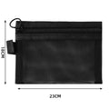 Axyaa Clear Square Zipper Makeup Bag Organizer Pouch