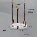Axyaa LED Resin Pendant Light for Modern Luxury Living Spaces