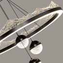 Axyaa Dining Room Chandelier for Indoor Lighting and Decor - Ceiling Lamps for Salon