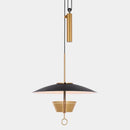 Axya Nordic Study Chandelier, Retractable Pendant Light with Lift Pulley