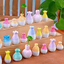 Axyaa Mini Resin Flower Vase | Handmade Bright Colors | Waterproof & Portable