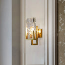 Axyaa Crystal Wall Lamp: Luxury Living Room Staircase & Bedroom Bedside Light